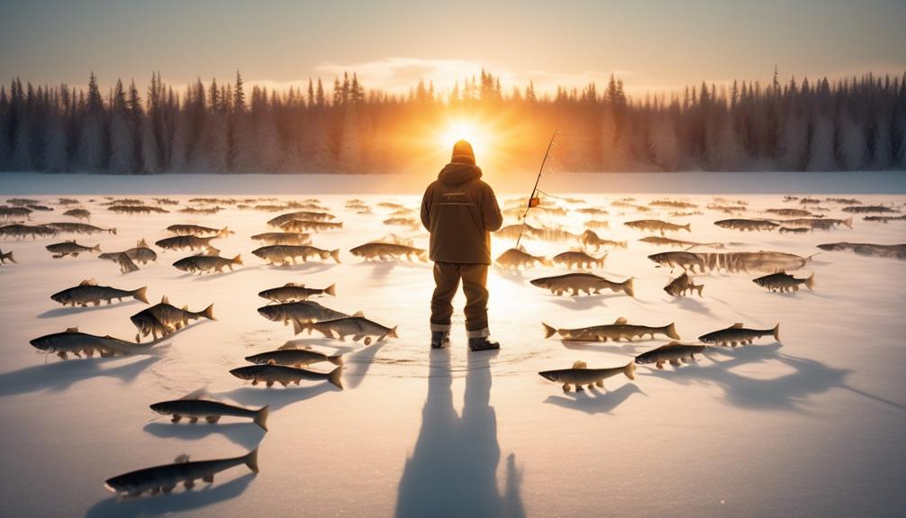 anglers success in ice fishing