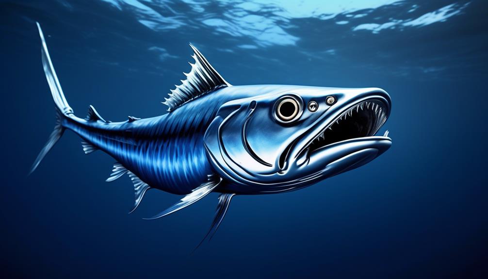 blue and silver fish