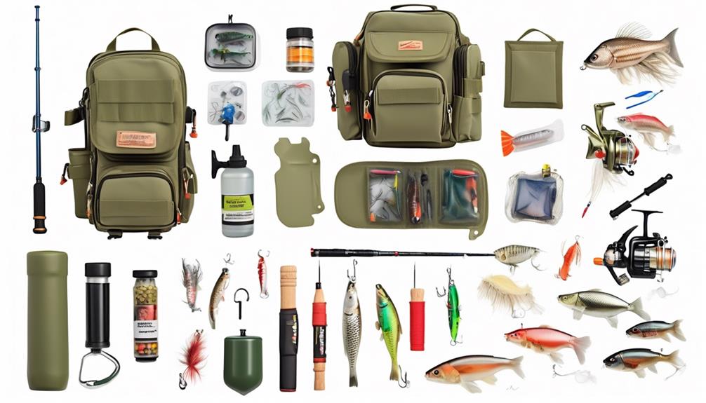 convenient and portable fishing gear storage