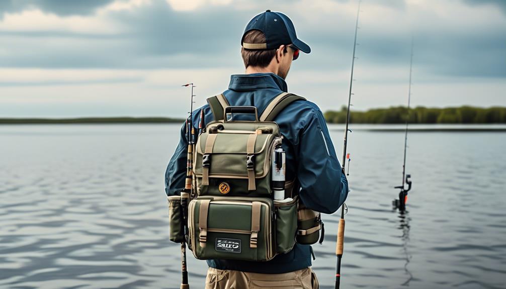 efficient fishing gear storage