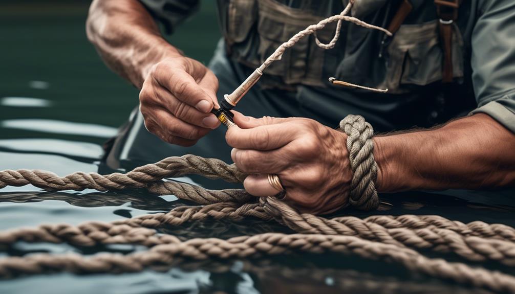 essential knots for braided line