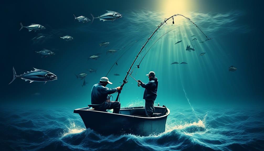 fishing in deep waters