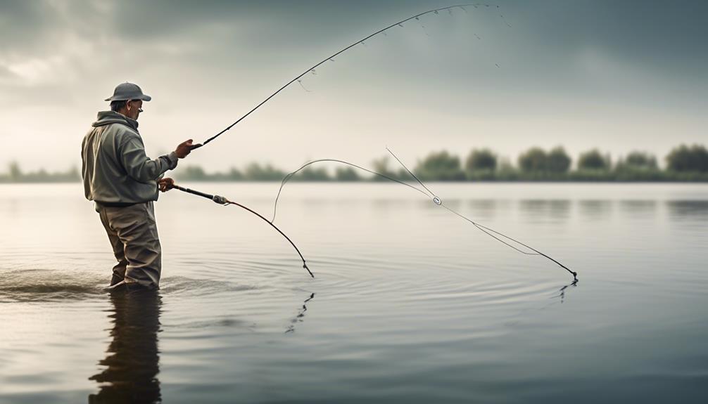 fishing line with lead