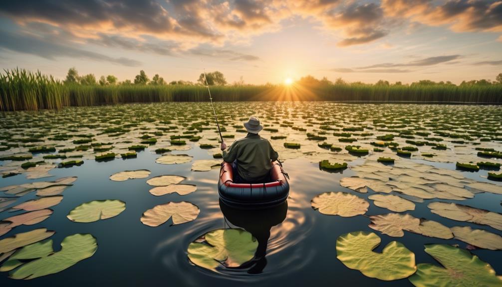 float tube fishing techniques