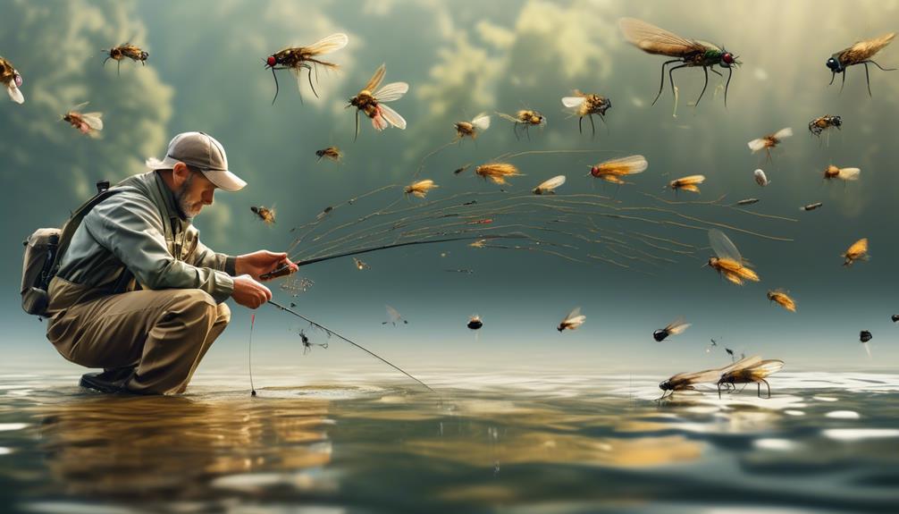 fly fishing for trout