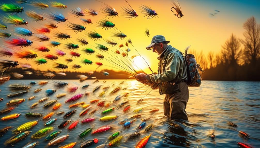 fly fishing lure selection