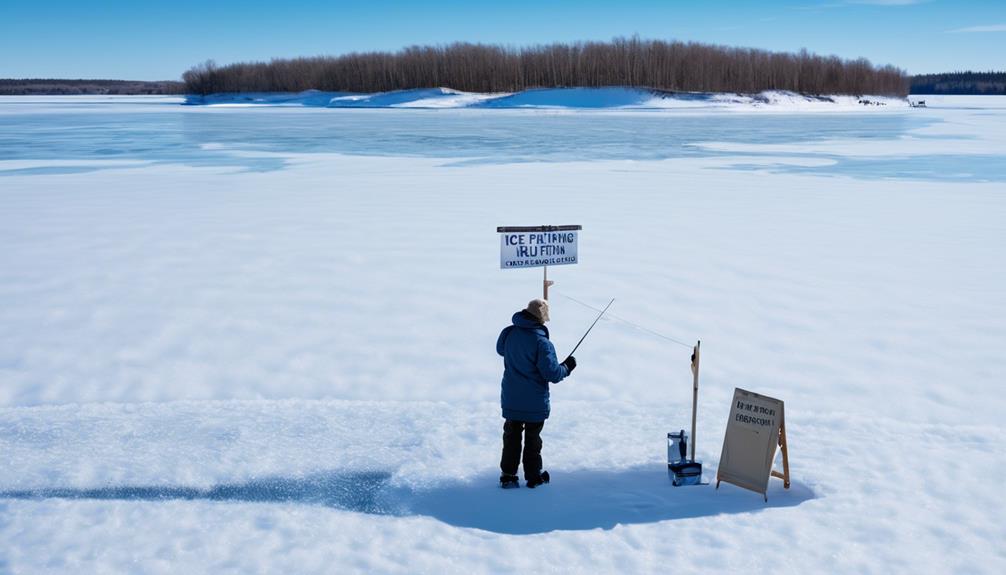 ice fishing rules and regulations