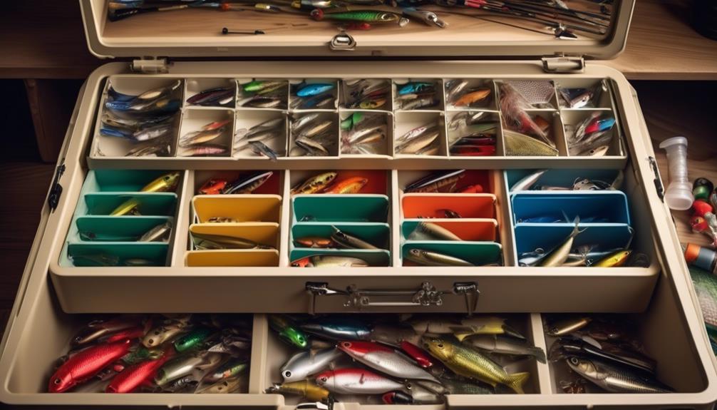 organize fishing gear efficiently