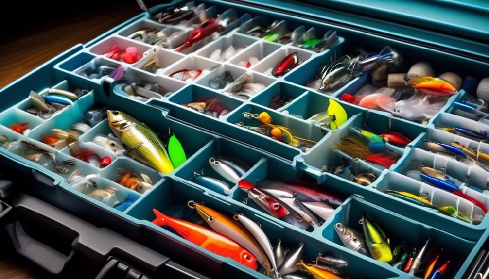 organizing fishing gear efficiently