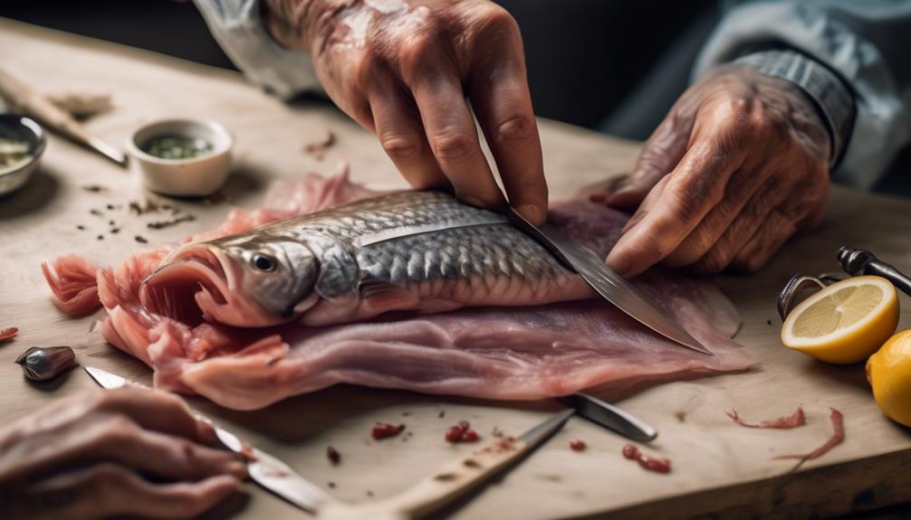 precise fish filleting technique