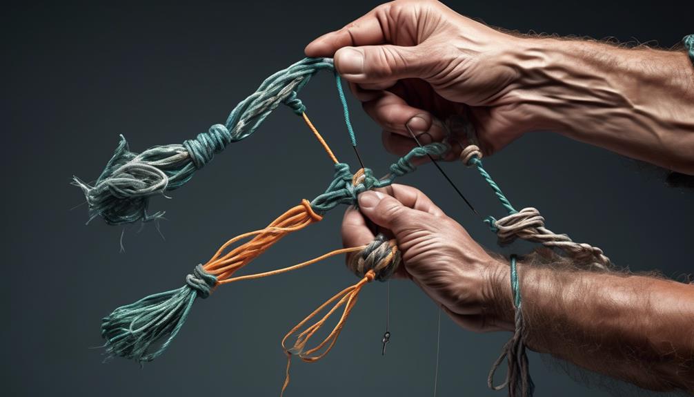 Three Fast-Untying Knots for Efficient Fishing