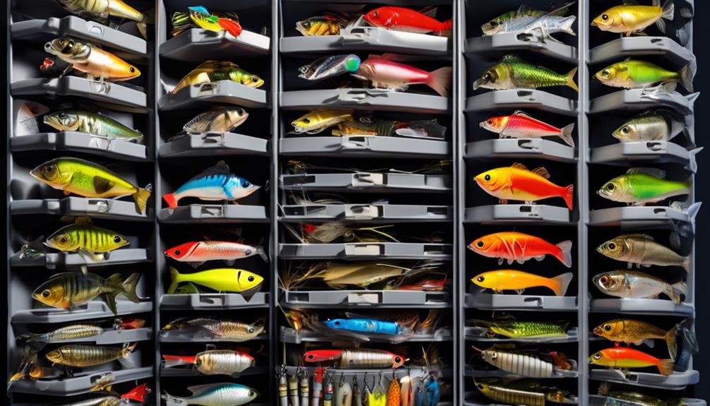 rotating storage solution for tackle boxes