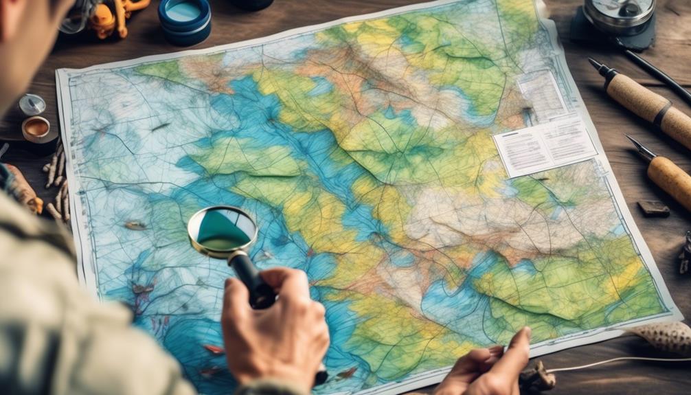 understanding freshwater fishing maps