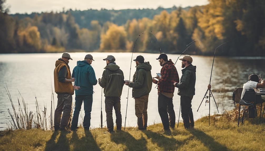 building fishing connections together