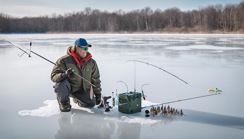 ice fishing for northern pike