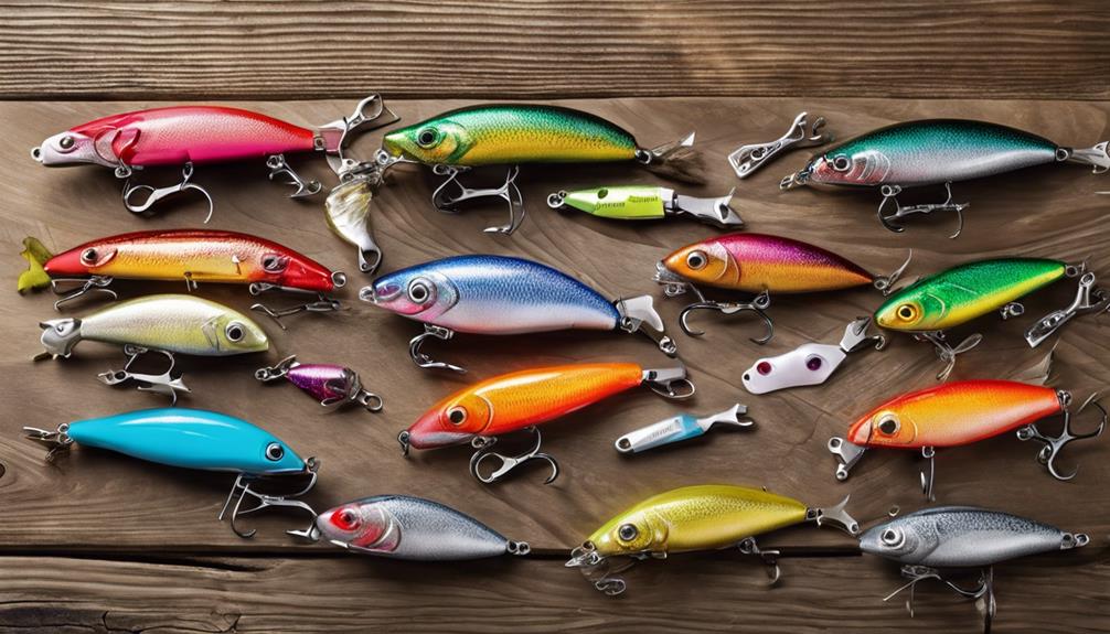 ice fishing lure selection