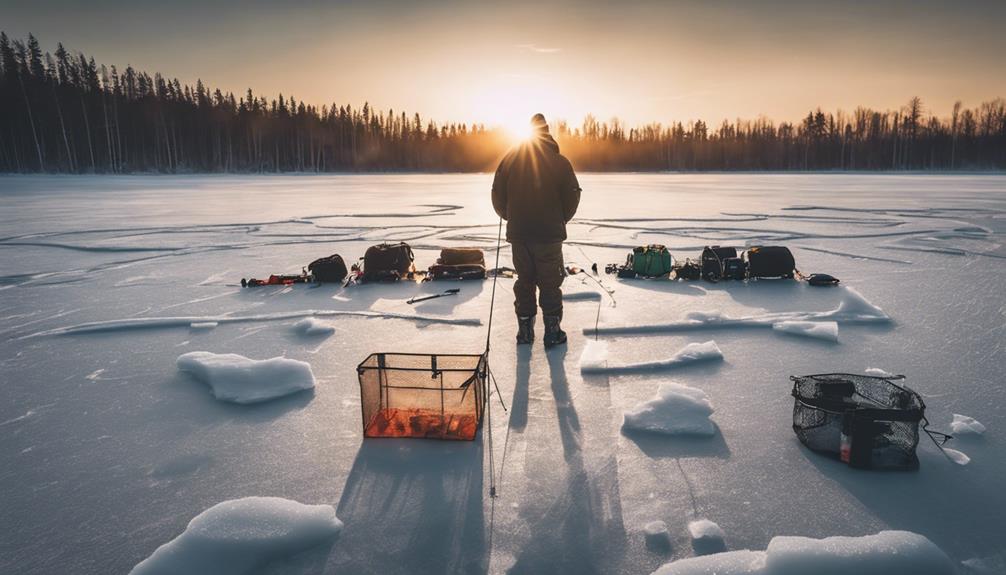 ice fishing trip planning