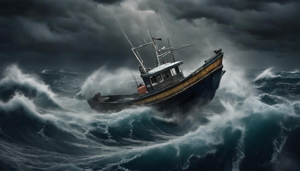 navigating a treacherous storm