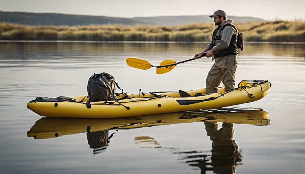 secure paddling in inflatables