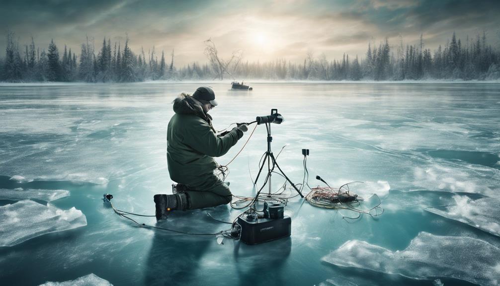 sonar and electronics for ice fishing