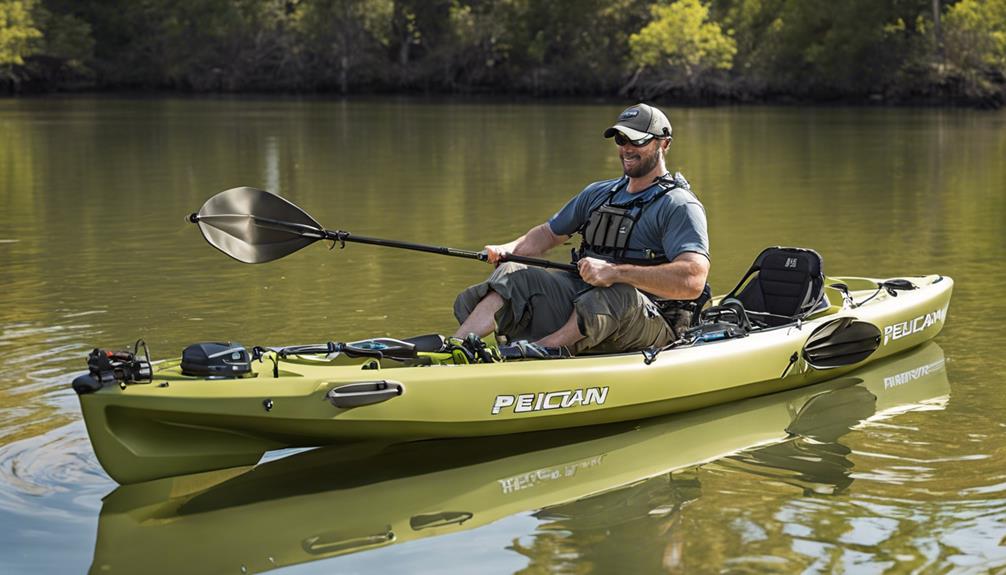 pedal powered fishing kayak model