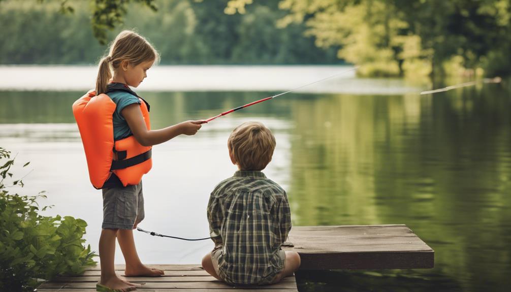 safe fishing with kids