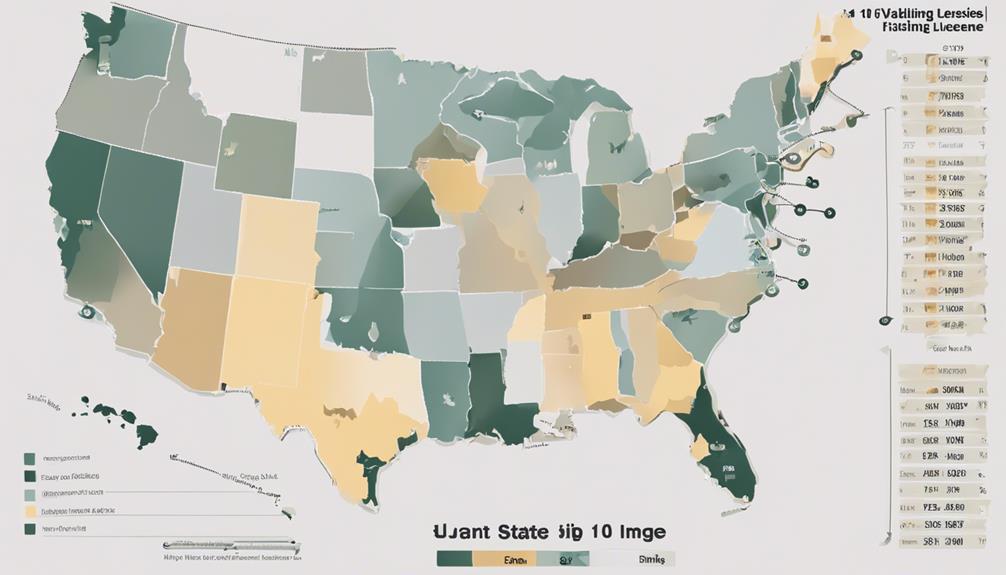 Comparing State Fishing License Validity: Top 10 List