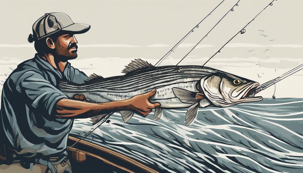 striped bass fishing techniques