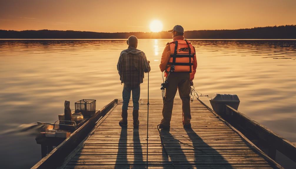 safe lake fishing practices