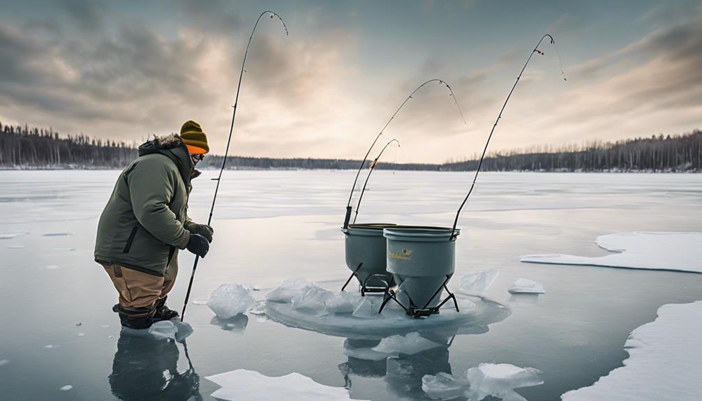 species specific ice fishing tactics