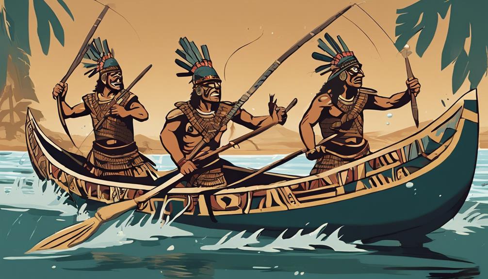 aztec naval warfare tactics