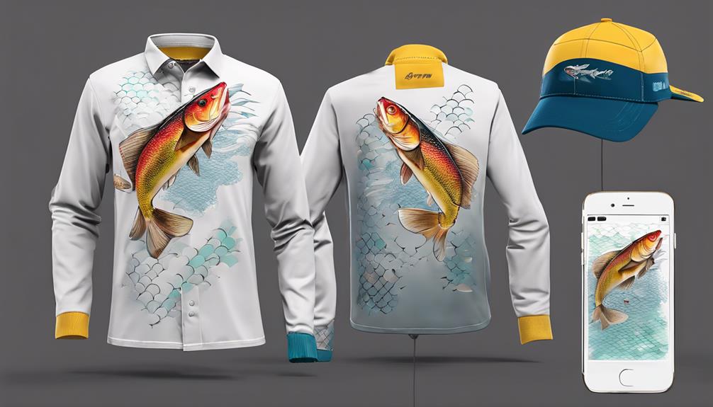 customized fishing apparel options