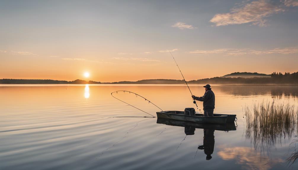 fishing in changing weather