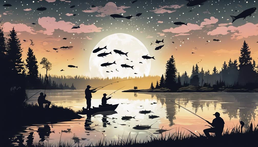 fishing variations between day and night