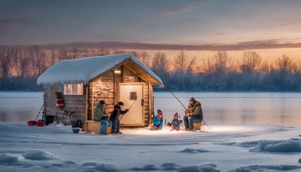 michigan s ice fishing trips