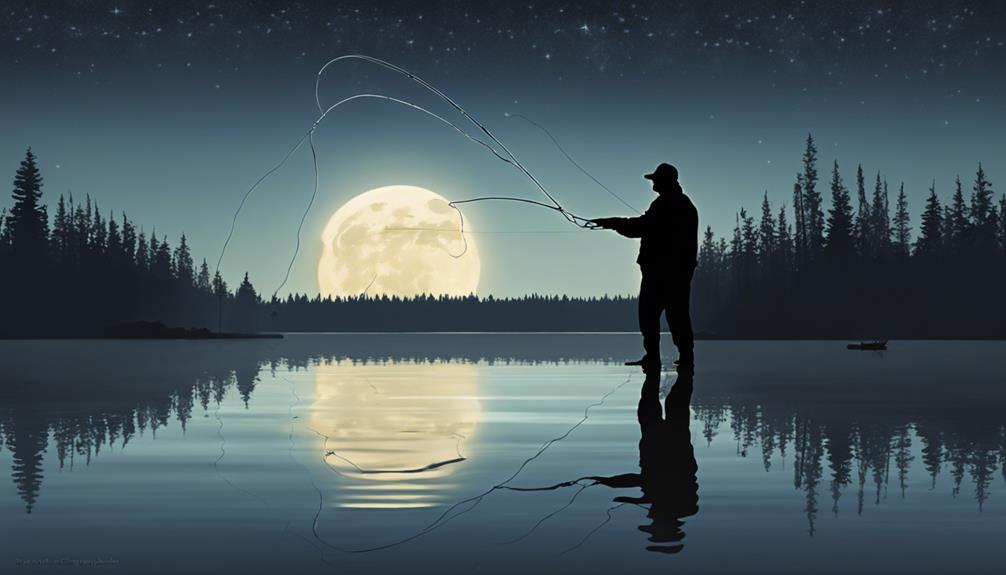 night fishing for walleye