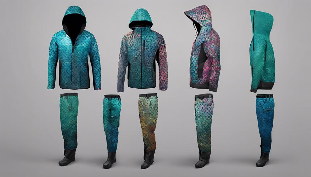 tailored waterproof clothing for fishing