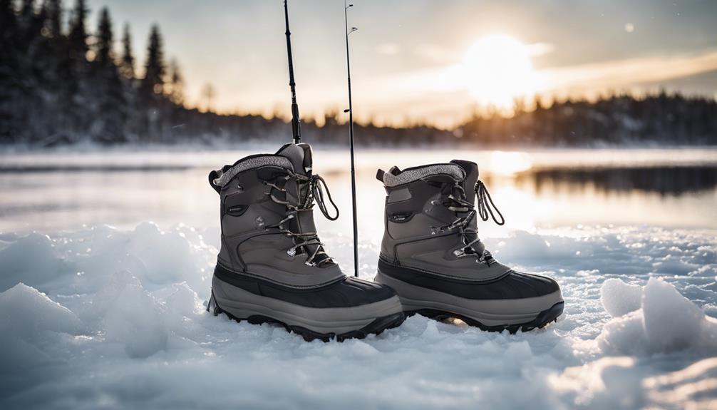 waterproof thermal fishing boots